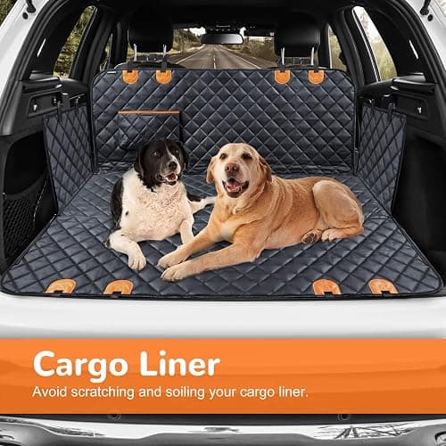 URPOWER Dog Car Seat Cover for Pets 100% Waterproof Seat Cover Hammock 600D Heavy Duty Scratch Proof Nonslip Durable Soft Back Seat Covers for Cars Trucks and SUVs thumbnail 5