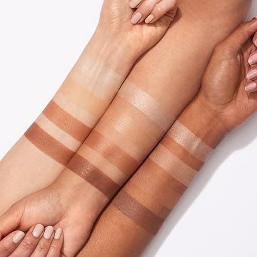 e.l.f. Contour Palette, 4 Shades, Customizable, Easy to Apply, Sculpts, Shades, Brightens, Light/Medium, Infused with Vitamin E, All-Day Wear, 0.56 Oz thumbnail 3
