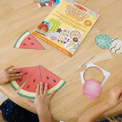 Melissa & Doug Scissor Skills Activity Book With Pair of Child-Safe Scissors (20 Pages) - FSC Certified thumbnail 10