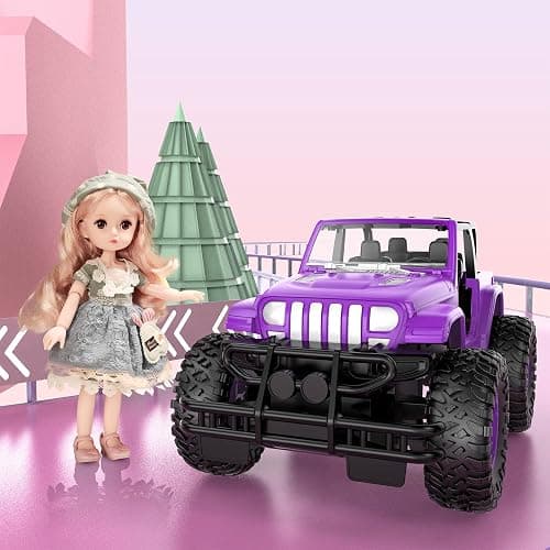 NQD RC Cars 1:16 Scale Remote Control Jeep Car 80 Min Playtime 2.4Ghz Off-Road RC Trucks for for Toddlers Girls Kids thumbnail 7