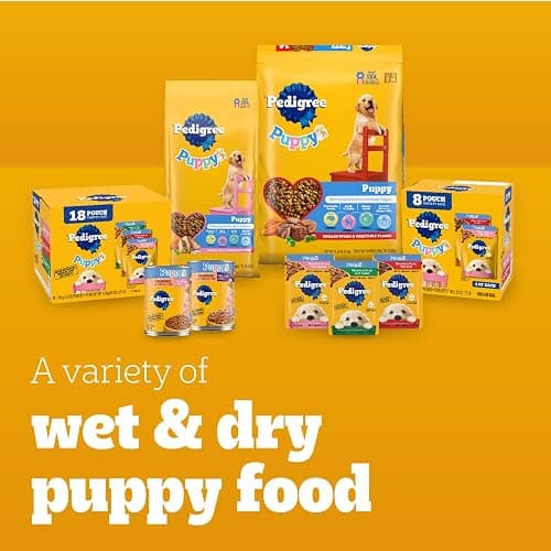 Pedigree Puppy Dry Puppy Food, Grilled Steak and Vegetable Flavor, 3.5 lb. Bag thumbnail 9