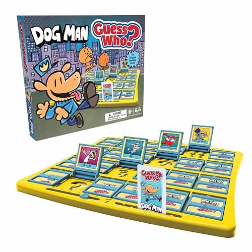 Guess WHO? Dogman Board Game, Featuring Lil’ Petey, Piggy and More, Family-Friendly Children's Mystery Game of Deduction, 2 Players, Ages 6 & Up, Officially Licensed Merchandise & Collectible thumbnail 2