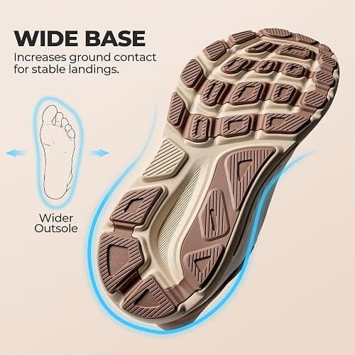 ALLSWIFIT Women's Slip On Stability Walking Running Shoes Hands Free Tennis Non-Slip Comfortable Workout Gym Breathable Lightweight StediBase Fashion Sneakers thumbnail 4