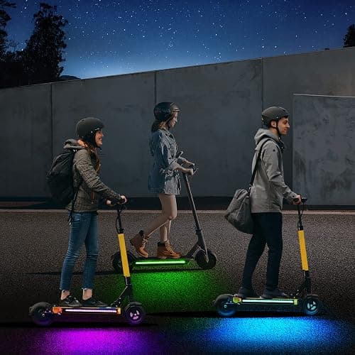 LED Strip Light, SUNJULY Electric Scooter Foldable LED Strip Lights for Skateboard, Scooter, Party and Indoor Outdoor Decoration for Xiaomi M365/m365 pro thumbnail 3