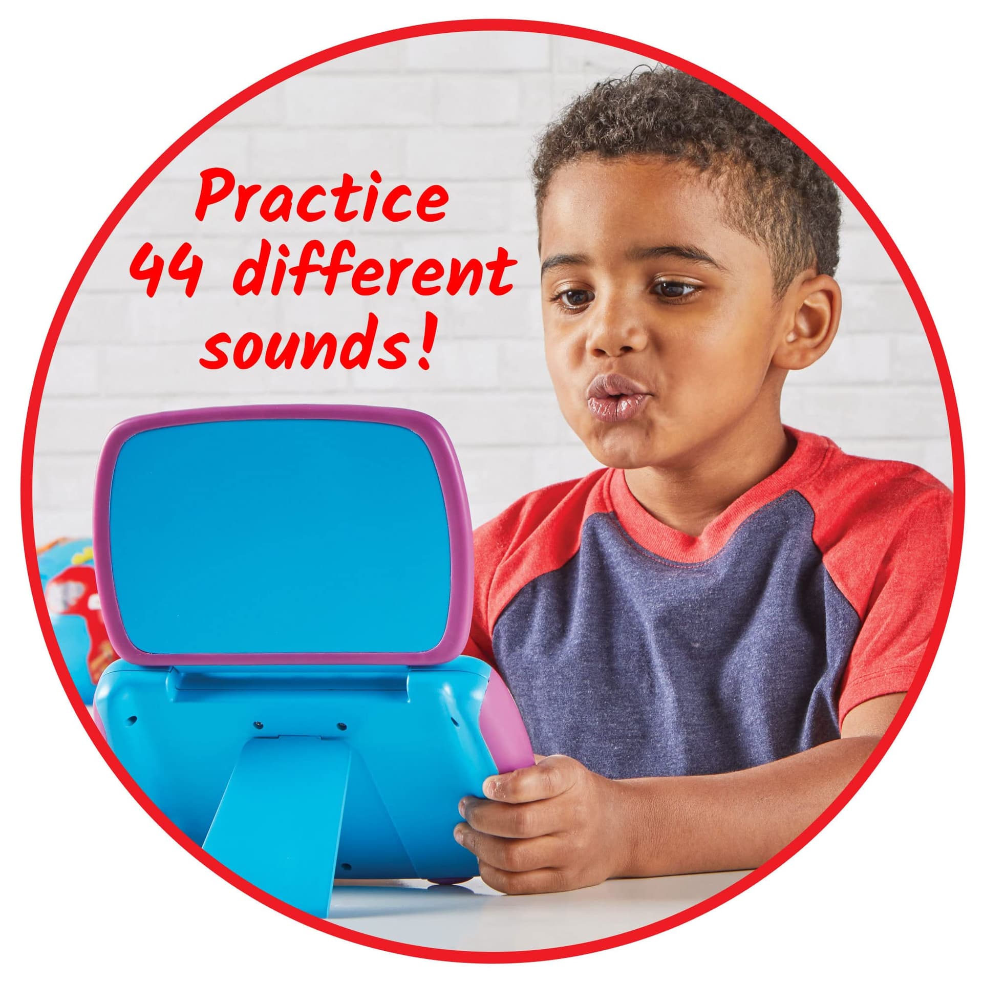 hand2mind Mirror My Sounds Phoneme Set, Phonics Flash Cards, Speech Therapy Tools, ESL Teaching Materials, Kindergarten Learning Activities, Ages 3-8, Includes 1 Mirror and Booklet in a Plastic Case thumbnail 6