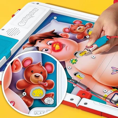 Operation Electronic Board Game with All-in-One Carrying Case | 2 Ways to Play | Ages 6+ | 1+ Players | 10 Mins. | Fun Kids Games thumbnail 5
