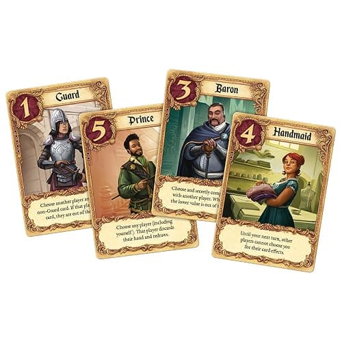 Asmodee Love Letter Card Game (2025 Refresh) - Deduction & Player Elimination Strategy Game for Kids & Adults, Ages 10+, 2-6 Players, 20 Minute Playtime thumbnail 6