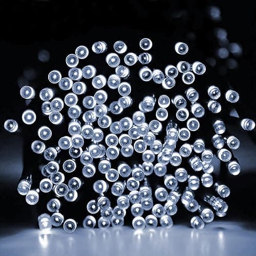 Dazzle Bright 300 LED Christmas String Lights, 100 FT Connectable Waterproof String Lights Green Wire with 8 Modes, Christmas Decorations for Indoor Outdoor Xmas Party Yard Garden (White) thumbnail 3