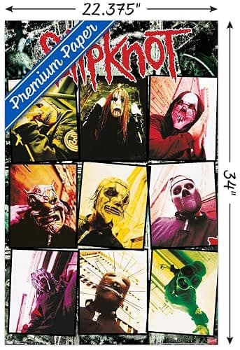 Trends International Slipknot - Grid Wall Poster, 22.375" x 34", Premium Unframed Version thumbnail 3
