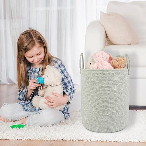 green laundry hamper  thumbnail 5