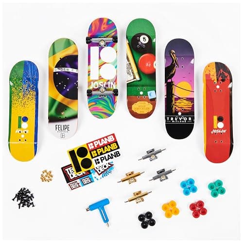 TECH DECK, Sk8shop Fingerboard Bonus Pack, Collectible and Customizable Mini Skateboards (Styles May Vary) thumbnail 2