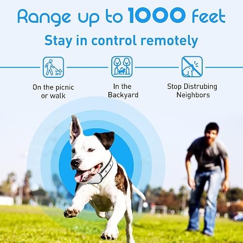 Extra Small Size Dog Training Collar with Remote for Small Dogs 5-15lbs and Puppies with Shock - Waterproof and 1000 Ft Range thumbnail 6
