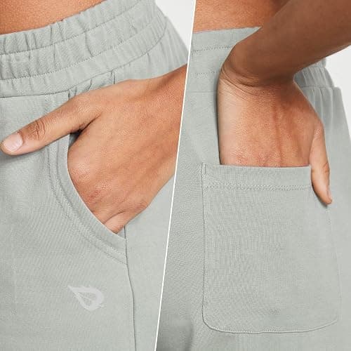 baleaf Jogging Pants for Women Cotton Sweatpants Track Sport Pants Sweat Athletic Casual Hiking Pockets thumbnail 3