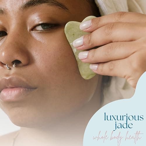 Abundantly Made Co. | 6-Piece Lymphatic Drainage Variety Kit | Wooden, Jade & Silicone Tools for Maderoterapia, Gua Sha, Cupping & Dry Brushing | Body Sculpting, Fascia & Sore Muscle Relief thumbnail 5