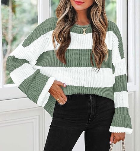 ZESICA Oversized Pullover Sweater thumbnail 6
