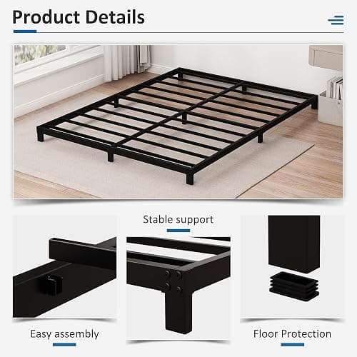 5 Inch Low Queen Bed Frame thumbnail 4
