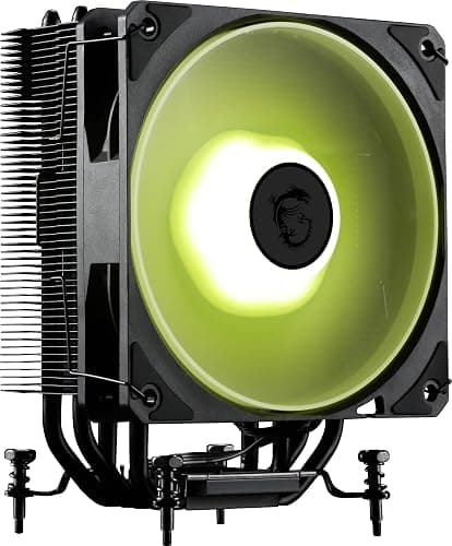 MSI MAG COREFROZR AA13 - ARGB CPU Air Cooler - LGA 1700/1851 / AM5/AM4 Compatible - 120mm ARGB PWM Fan - Direct Touch Heat-Pipes - Pre-Applied Thermal Paste - Black - Image 1
