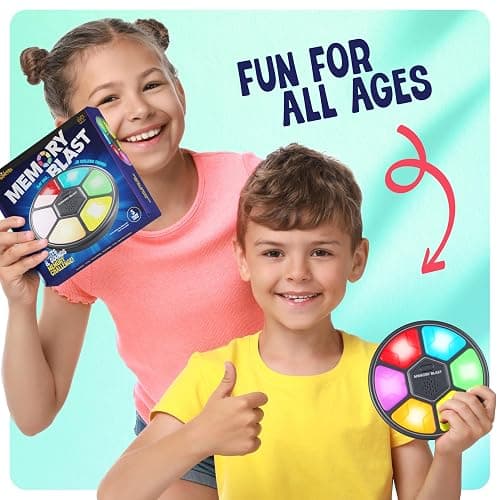 Memory Game for Kids - Gifts for Boys & Girls - 6 7 8 9 10 11 Year Old Boy Birthday Gifts - Kids Games - Toys for 10 Year Old Boy - Car Handheld Travel Games Road Trip for Ages 4-8, 6-8, 8-12 Years thumbnail 7