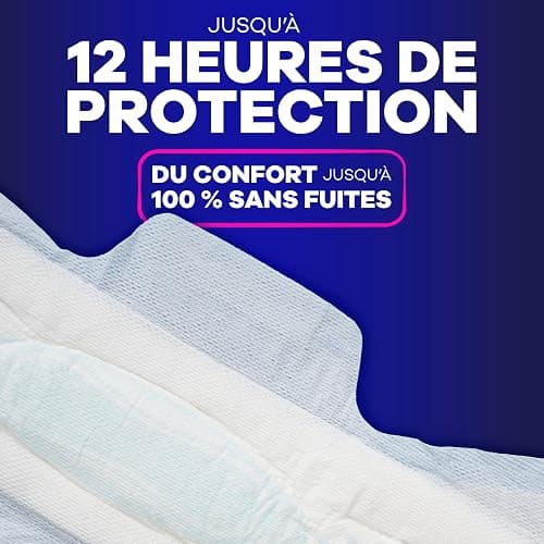 Always Maxi Pads for Women, Extra Heavy Overnight Pad with Wings, Size 5, Unscented, 36 Count thumbnail 12