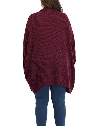 Shiaili Classic Plus Size Sweaters for Women Oversized Long Cardigans thumbnail 5