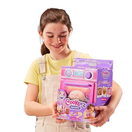 Cookeez Makery Cinnamon Treatz Oven – Interactive Bake & Reveal Oven Playset with Mystery Scented Plush (Cinnamon Pooch, Fondant Feline, or Strawberry Swirl), Mixing Tools, Dough, & Accessories, 5+ thumbnail 9