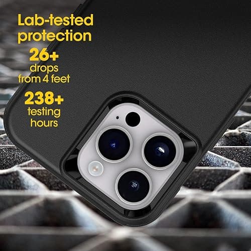 OtterBox iPhone 14 Pro Max (ONLY) Commuter Series Case - Black, Slim & Tough, Pocket-Friendly, with Port Protection thumbnail 5