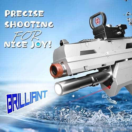 Fully Automatic Gel Ball Blaster Gun High Speed 180+ FPS Electric Gel Gun for Outdoor Shooting Game Summer Gifts Ages 14 & Up thumbnail 3