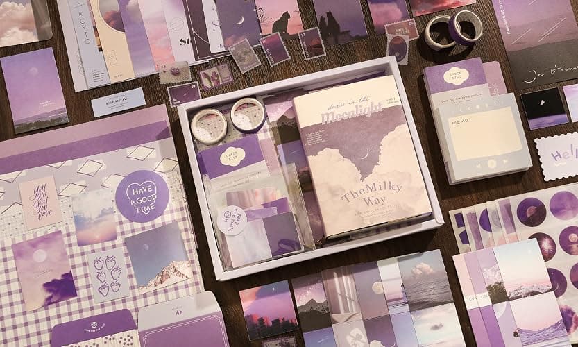 348 Pcs Scrapbooking Supplies Kit, Vintage Aesthetic Scrapbook Kit for Bullet Junk Journal, Stationery, A6 Grid Notebook, DIY Journaling Supplies, Birthday Craft Gift for Teen Girl Kid Women thumbnail 6