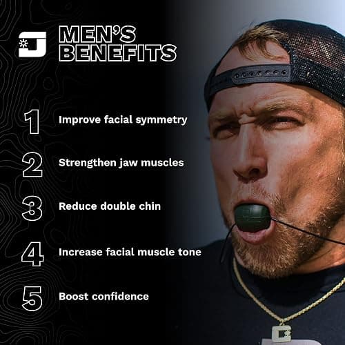 Jawzrsize Athletic Bundle Jaw Enhancer - Jaw, Face, and Neck Exerciser, Helps Reduce Stress and Cravings - Facial Exercise (Pop N Go & Custom Fit (Beg., Adv., & Elite), Green & Blue) thumbnail 2