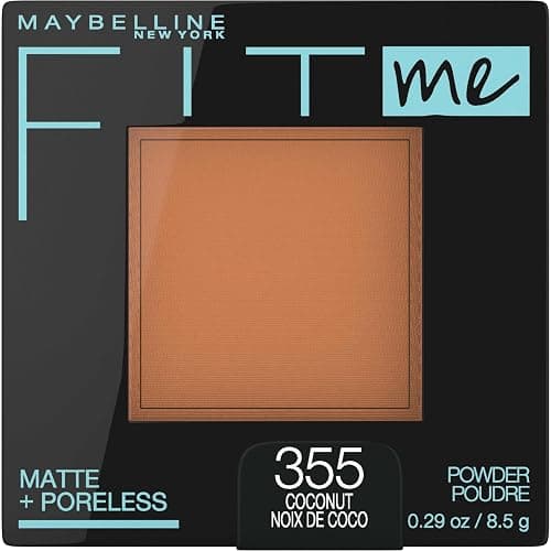 Maybelline Fit Me Matte + Poreless Pressed Face Powder Makeup & Setting Powder, Coconut, 1 Count - Image 1