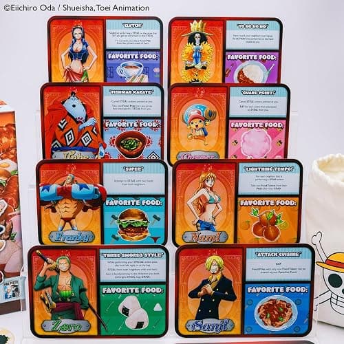 KESS One Piece: Luffy’s Bento Panic Game for Players Ages 10 & Up, Playtime 30 Mins, Anime, Quick to Learn, Feasting Fun: Lunch is Served, with a Side of Panic thumbnail 5