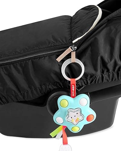 Skip Hop All Seasons Baby Car Seat Cover 4 in 1 Universal Fit with UPF40+ Sunshade and Water Resistant Fabric Oat - All Season Car Seat Cover - Oat thumbnail 9