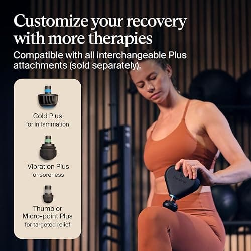 TheraGun Mini Plus Massage Gun by Therabody - Portable Massage Enhanced with Heat – Travel Essential for Faster Recovery On The Go thumbnail 5