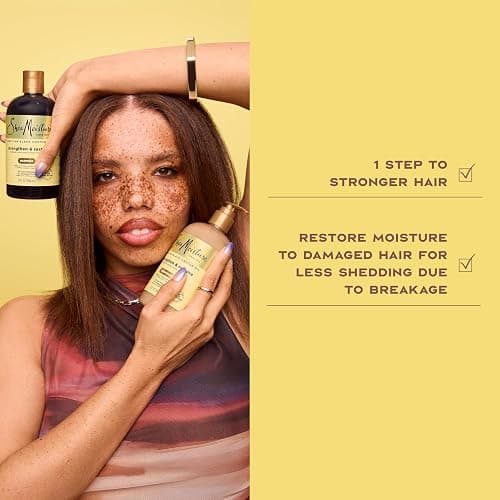 SheaMoisture Jamaican Black Castor Oil Strengthen & Restore Conditioner, 13 fl oz (384 ml) thumbnail 4