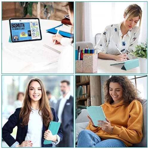 ProCase for iPad (A16) 11th/10th Generation Case 11/10.9 Inch, Aqua | 11 Inch 2025/10.9 Inch 2022, iPad 11/10 Gen Case, Slim Smart Cover With Translucent Hard Shell Back, Supports Auto Wake/Sleep thumbnail 7