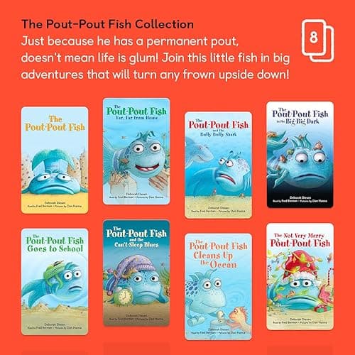 Yoto The Pout-Pout Fish Collection by Deborah Diesen – 8 Kids Audio Cards for Use with Player & Mini All-in-1 Audio Device, Screen-Free Listening with Playtime Bedtime & Travel Stories, Ages 1+ thumbnail 3