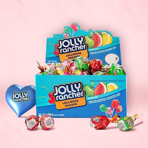 JOLLY RANCHER Candy Lollipops Assortment, 50 Count (850 Gram) thumbnail 4