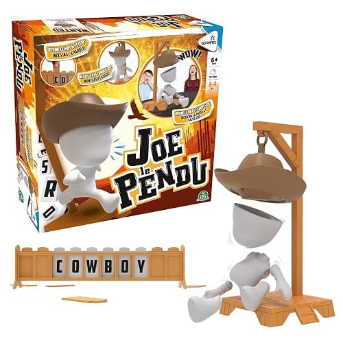 Joe Le Pendu, Jeu de société Intemporel - Devine Le Mot Avant d'être pendu, Rapidité et réflexion, 2 Joueurs et Plus, pour Les Enfants à partir de 6 Ans, GP100, Marron - Image 1