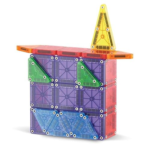 MAGNA-TILES microMAGS 70-Piece Deluxe Magnetic Construction Set, The Original Magnetic Building Brand thumbnail 8