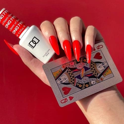 DND Gel Polish Set, Red Collection, UV/LED GelPolish and Air Dry Nail Lacquer, Matching Chip-Free Polish Duo, 0.5 Fl Oz Each thumbnail 2