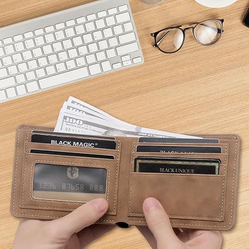TZYTHT Spider Wallet for Men,Engraved Personalized Leather Wallet,Superhero Gifts For Teen Boy Birthday Gift,Christmas Gifts (Spider) thumbnail 2