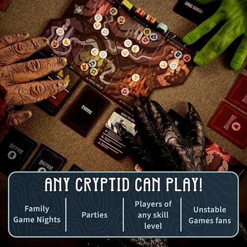 Unstable Games Twisted Cryptids Board Game - Strategy Card Game for Adults and Kids - Family Board Games for 2-4 Players, Ages 12 and Up - from The Creators of Unstable Unicorns and Here to Slay thumbnail 6