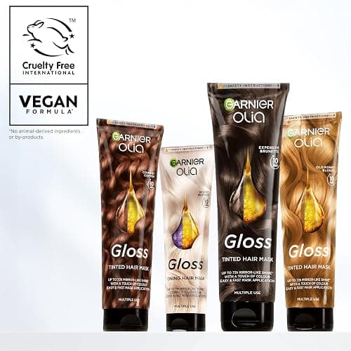 Garnier Olia Gloss - 10 Min Tinted Hair Mask – Old Money Blonde –Up to 72h Mirror-Like Shine* With A Touch Of Colour For Up To 6 Washes** - Corrects Up To 1 Year Of Damage*** thumbnail 8