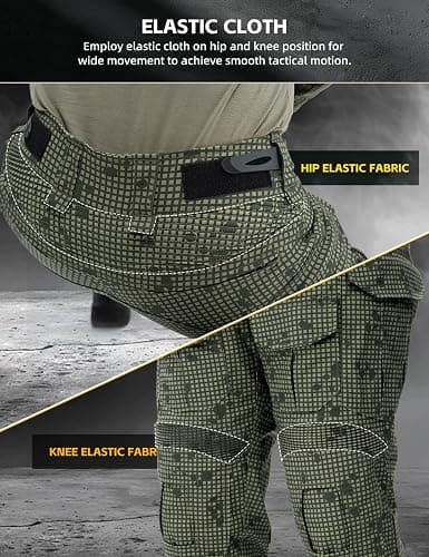 IDOGEAR Men's G3 Combat Pants with Knee Pads Multi Camouflage Trousers Airsoft Hunting Paintball Tactical Outdoor Pants thumbnail 5