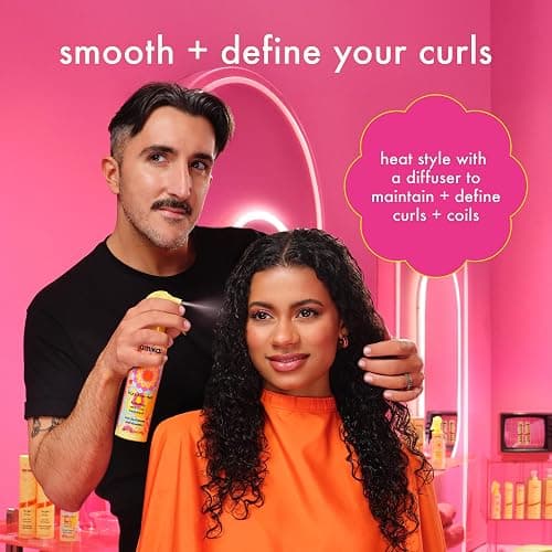 amika frizz-me-not hydrating anti-frizz treatment | lightweight hydrating spray for medium to thick coarse hair types 2a-4c, humidity + heat protection, smooth frizz for up to 3 days thumbnail 9