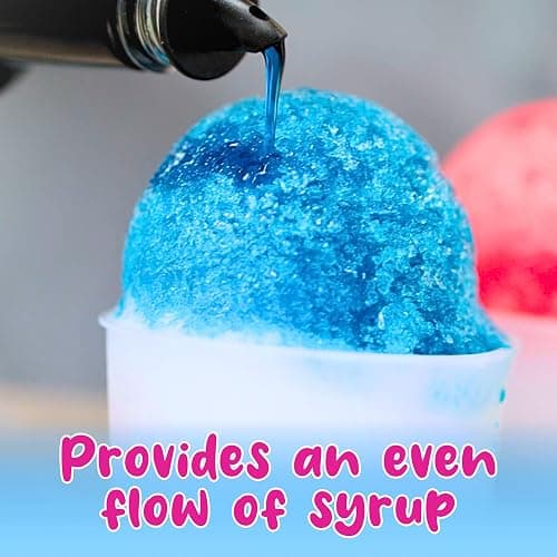 Hawaiian Shaved Ice Syrup Precise Control Bottle Pourers - Professional Pour Spouts for Snow Cone & Drink Flavors (3-Pack) thumbnail 5
