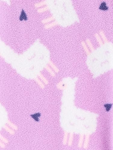 Simple Joys by Carter's Baby Girls' Cotton and Fleece Footed Sleep and Play, Pack of 2 thumbnail 4