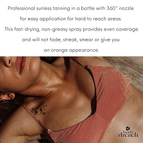 Body Drench Quicktan Quick Tan Bronzing Spray Medium Dark (The Perfect Ultra Bronzing Self-tanner a Fast-drying Formula) - Size 6 Oz / 170g (Pack of 2) thumbnail 3