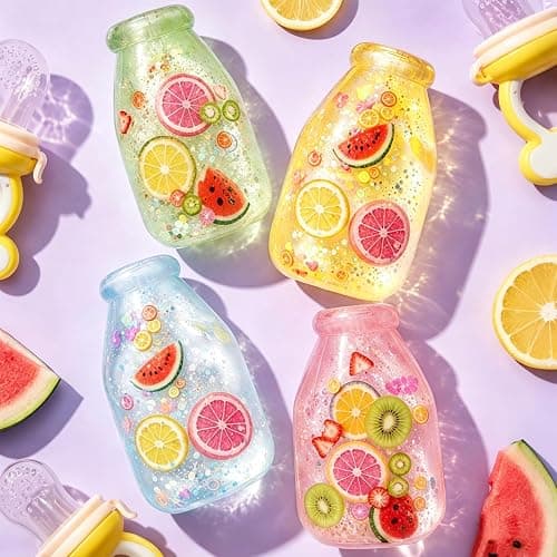 Squishy Bottle Toy, Slow Rising Fruit Sensory Balls | Low odor, Smooth Surface Squishes for Teens Adults，Satisfying Sensory Play, Novelty Gifts Party Favors thumbnail 6
