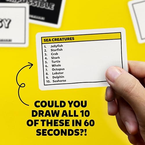 Six Second Scribbles: The frantically Fast and fantastically Fun Drawing Game | A Family Friendly Party Game for Children, Teens and Adults (New Edition) thumbnail 4